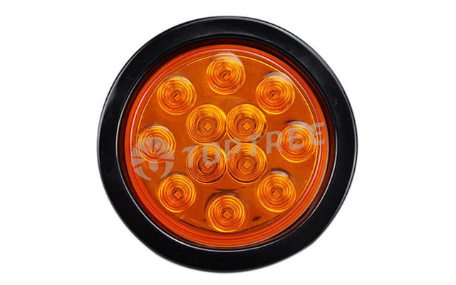 Φρένο τρέιλερ 4″ Πορτοκαλί 12 LED/Πίσω φως