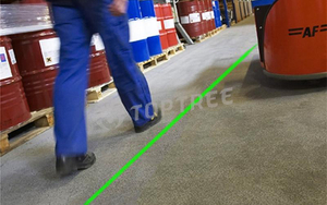 Wirtualna linia laserowa magazynu System lekkiego znakowania podł&oacute;g Linie laserowe chodnik&oacute;w
