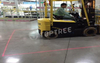 linea di sicurezza laser rossa per carrello elevatore