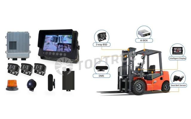 kamera penghindar tabrakan pejalan kaki forklift