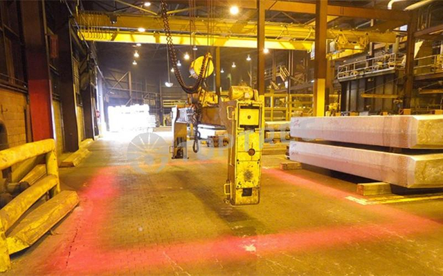 Lampu zon keselamatan kren 7 inci 140W