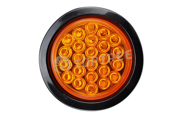 4'-os kerek LED-es p&oacute;tkocsi h&aacute;ts&oacute; l&aacute;mpa