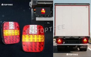 مصباح خلفي للشاحنة LED عالمي 10-30 فولت