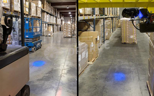 12W blaues Spot-Gabelstaplerlicht