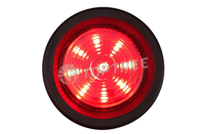 feu stop rond rouge