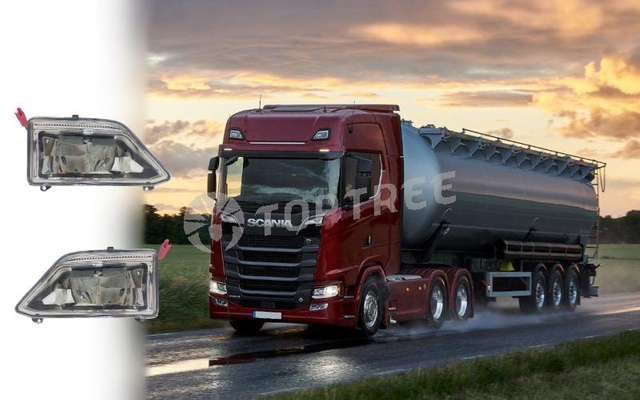 Đ&egrave;n LED chiếu điểm m&aacute;i cao Scania