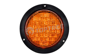 Luz traseira LED redonda de 4 polegadas para trailer