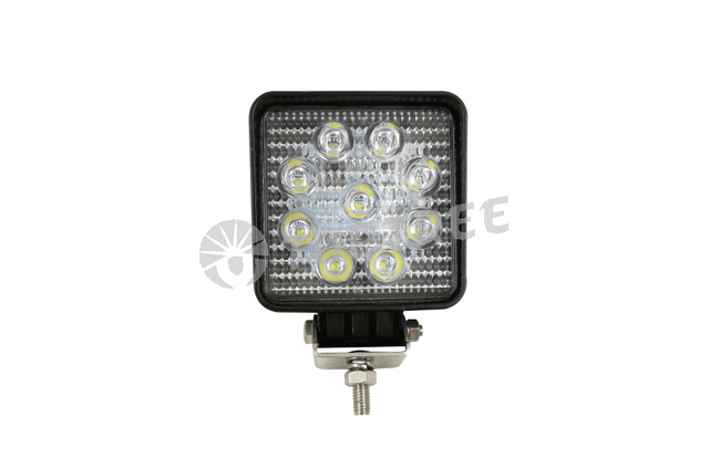 Luz de trabajo LED cuadrada de 27W