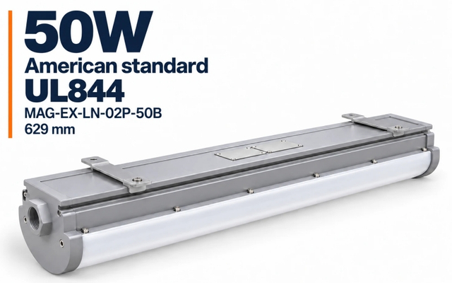 Lampu LED Linear Kalis Letupan 50W UL844 | MAG-EX-LN-02P-50B