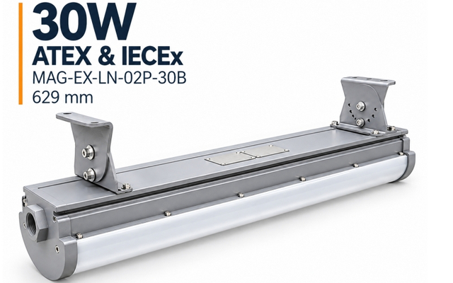 Lampu Linear LED 30W ATEX & IECEx Kalis Letupan