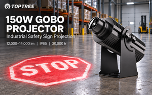 Projecteur Gobo industriel 150 W pour panneaux de s&eacute;curit&eacute; d'entrep&ocirc;t