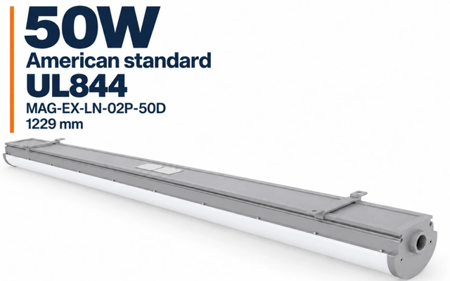 Lampu Linear LED Kalis Letupan Lampu Bukti Bekas