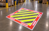 Directionele vloerprojectie voor verkeersgeleiding in magazijnen